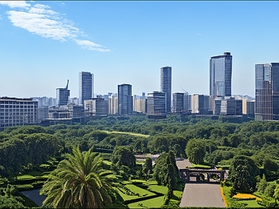 现代城市外景 城市外景 城市公园外景 都市风景 城市建筑 森林外景