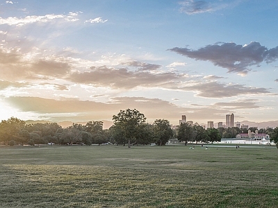 现代其它外景 城市外景 小区外景 公园外景 窗外景 公园夕阳外景