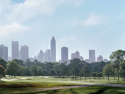 现代城市外景 小区园景外景 城市外景 外景 广场外景 公园外景