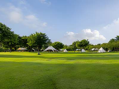 现代其它外景 现代风景 城市公园 背景林 大 窗外景