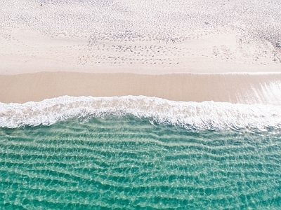 现代风景 白天海边沙滩