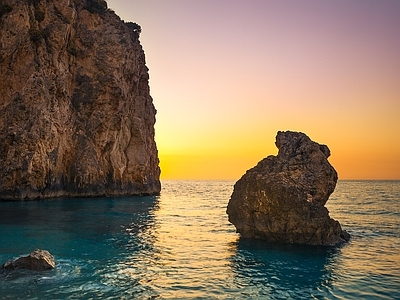 现代风景 白天海边沙滩