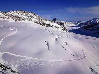 北欧风景 雪景 自然风景