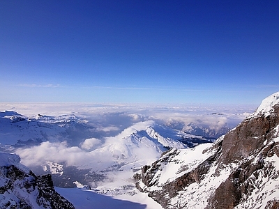 北欧风景 雪 自然风景