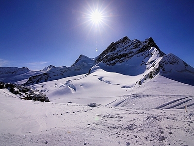 北欧风景 雪 自然风景