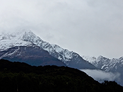 北欧风景 雪 雪景