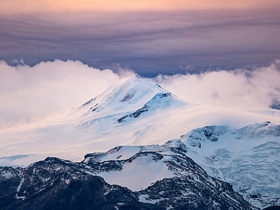 北欧风景 雪 雪景