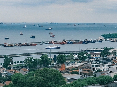 现代其它外景 海边天空外景