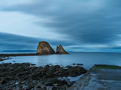 现代其它外景 海边天空外景