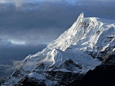 北欧风景 雪 群