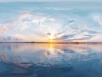 现代天空HDR 蓝天白云天空全景