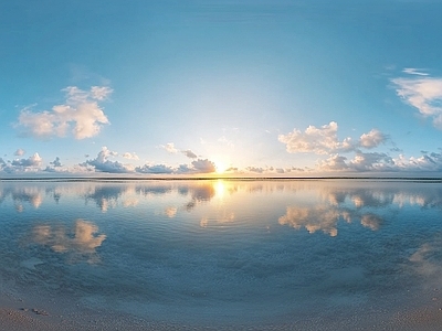 现代天空HDR 蓝天白云天空全景