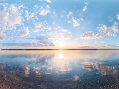 现代天空HDR 蓝天白云天空全景