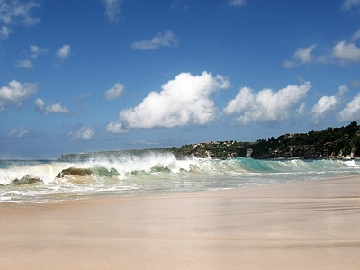 现代风景 现代风景海景 海洋 现代 海滩蓝天白云风景