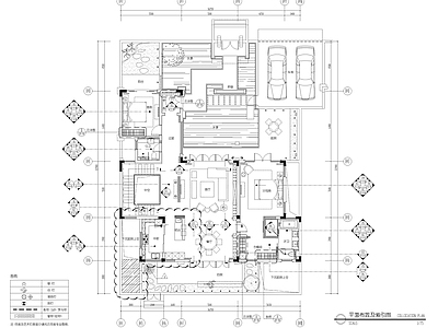 别墅 别墅豪宅 现代样板间平面 别墅立面图 平面方案户型优化 施工图