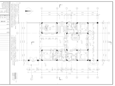 中式别墅建筑 三层别墅 施工图