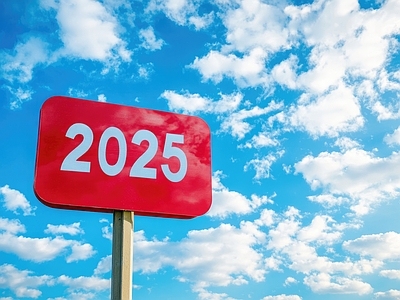 现代壁纸 2025封面 2025海报 2025年 2025路牌 创意2025