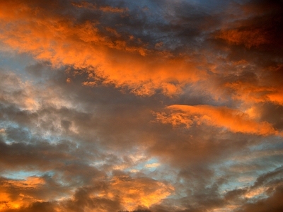 现代天空外景 黄昏天空 夕阳天空 晚霞 霞光 外景黄昏