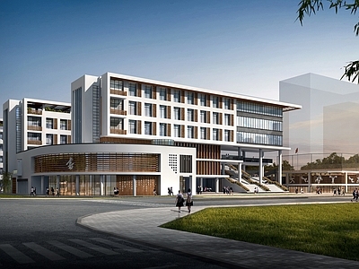 现代风格学校