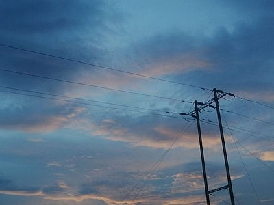 风景 天空 夕阳 晚霞