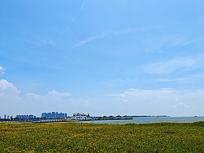 现代天空外景 蓝天白云