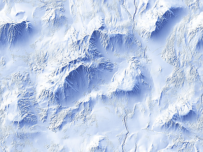 现代自然地面 冰山雪地 冰