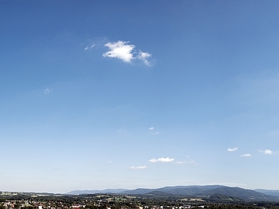 现代北欧小区外景 别墅外景 建筑外景 天空 白天 蓝天