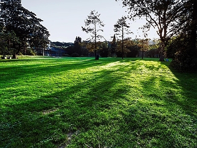 现代风景 户外风景 户外自然风景 草地风景 外景风景