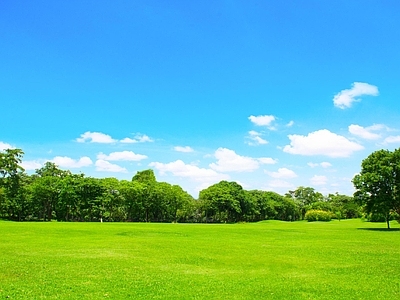 现代风景 户外风景 户外自然风景 草地风景 外景风景