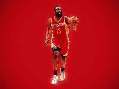 壁纸 NBA主题壁纸 体育篮球明星海报 哈登