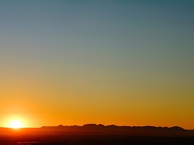 现代风景 夕阳 天空