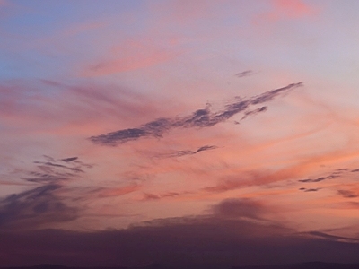 现代风景 夕阳 天空