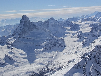 北欧风景 雪山 雪景