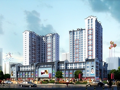 徽派住宅小区