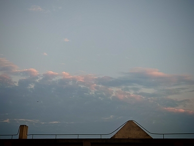 现代天空外景 阴天天空 夕阳天空