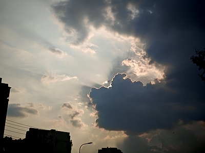 现代天空外景 阴天天空