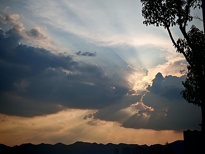 现代天空外景 阴天天空