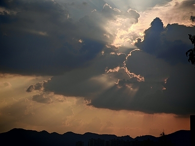 现代天空外景 阴天天空