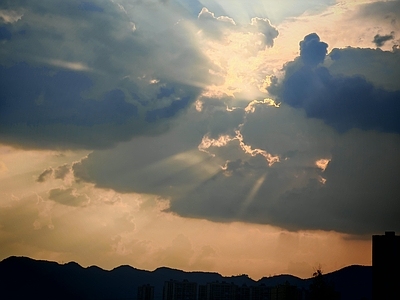 现代天空外景 阴天天空