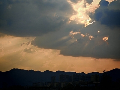 新中式天空外景 阴天天空