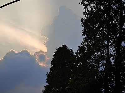 现代天空外景 阴天天空