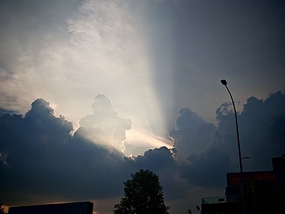 中式天空外景 阴天天空