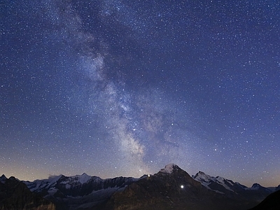 现代天空外景 星空 夜晚天空 宇宙