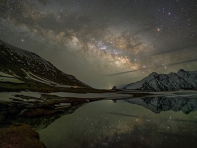 现代天空外景 星空 夜晚天空 宇宙