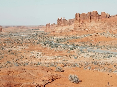 现代风景 沙漠 戈壁 荒漠