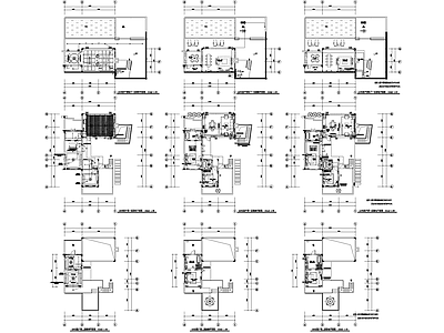 电气图 弱电图 家装二层双拼别墅 地下室 照明插座平面图 配电箱系统图 施工图