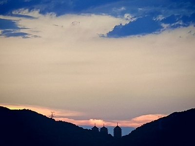 现代天空外景 阴天天空