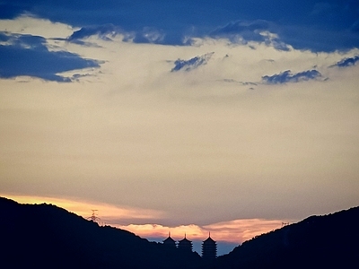 现代天空外景 阴天天空