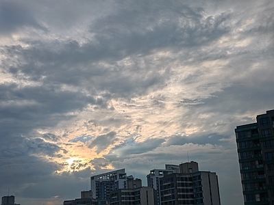 现代天空外景 阴天天空