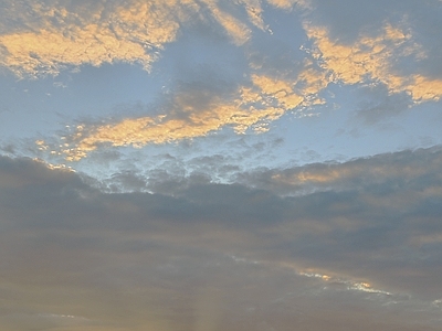 现代天空外景 夕阳天空